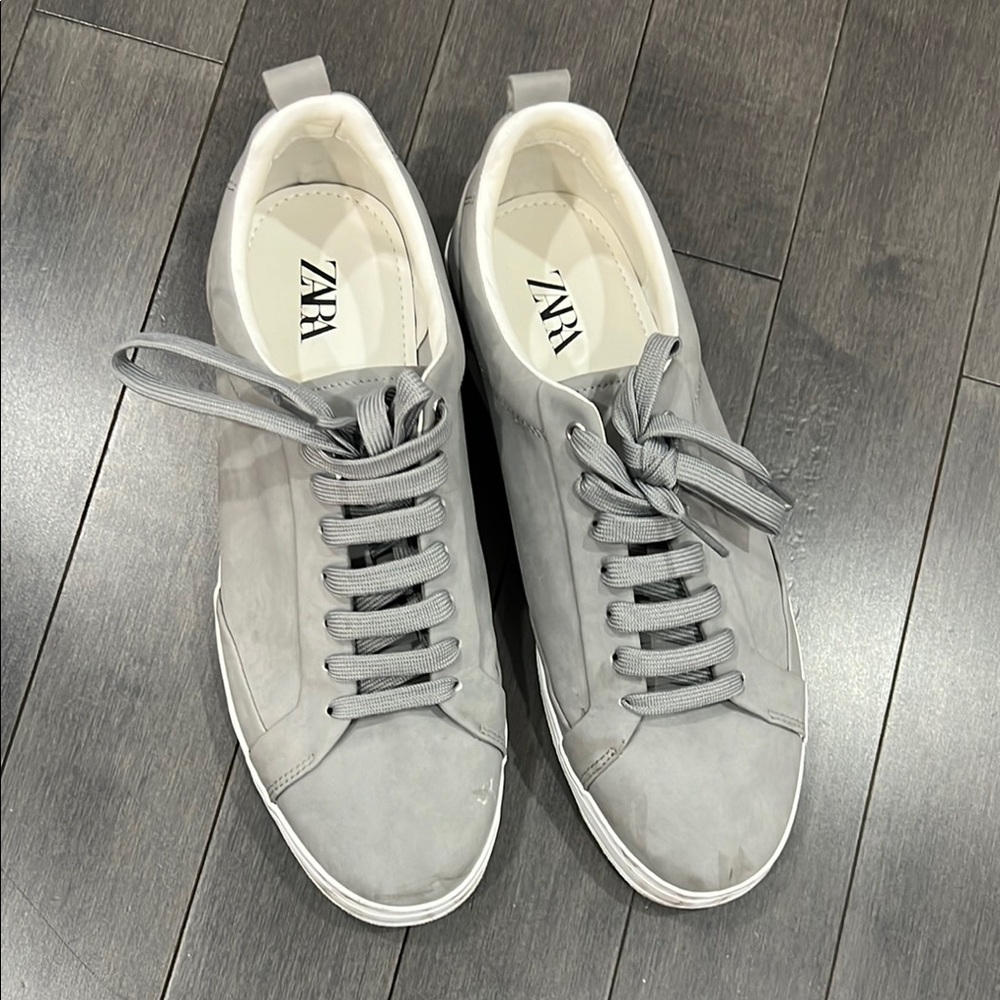 Zara Men's Gray Sneakers